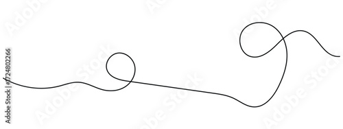 Wavy line with flowing curves. Seamless pattern of continuous wavy lines. Undulating abstract background. Curved single line in eps 10.