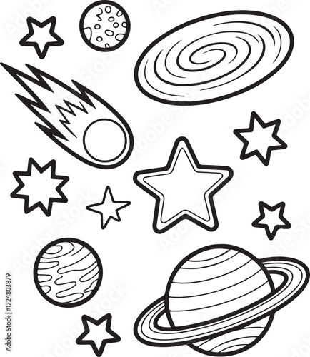 Space Celestial Body Set