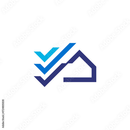 Three Checkmark with House Symbol, Home Grades Appraisal Logo Design Vector Free Download Three Checkmark with House Symbol, Home Grades Appraisal Logo Design Vector - GFXLoad