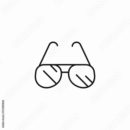 pair of sunglasses icon sign vector