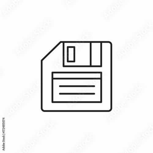 obsolete save icon icon sign vector