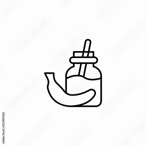 banana and smoothie icon sign vector