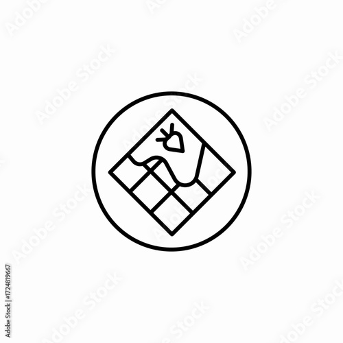 waffle syrup sweet treat icon sign vector