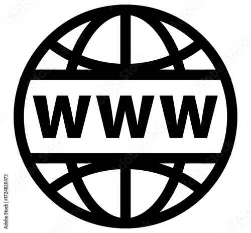 www・インターネット・ブラウザ・世界・ネットワークのアイコンマーク5
