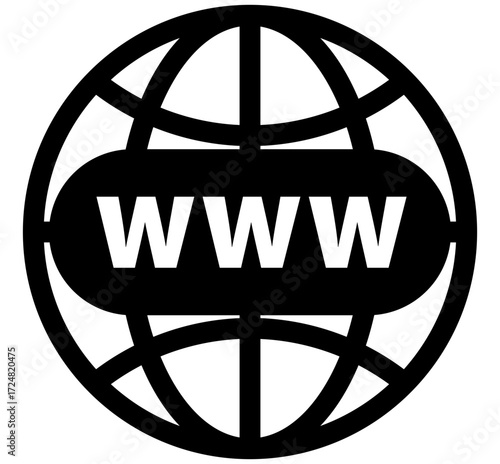 www・インターネット・ブラウザ・世界・ネットワークのアイコンマーク4