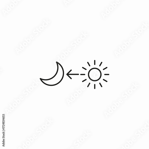 day and night icon sign vector