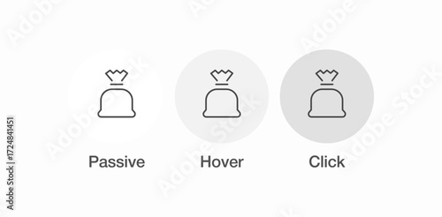 ring the bell icon sign vector