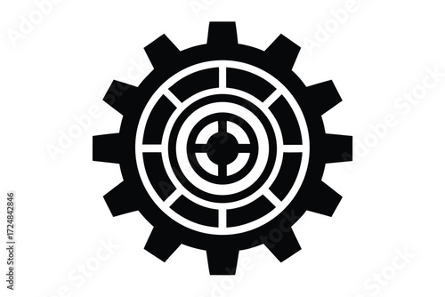 mechanical engineering vector icon