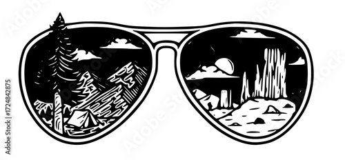 Collection of old paper scrolls, banners