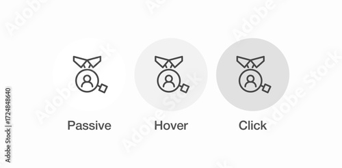 user medal trophy icon sign vector