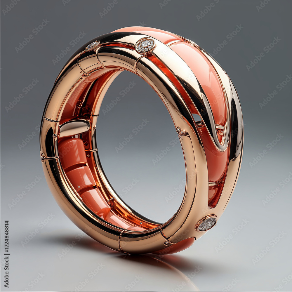 custom made wallpaper toronto digitalElegant Red and Gold Bracelet with Diamonds – Luxury Fashion Jewelry