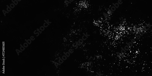 Abstract dark black background with grunge texture. black concrete wall background, old cement stone texture. Dark Grunge Backdrop with Black Wall Pattern Chalk rubbed out on blackboard background.
