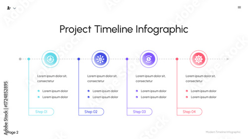 Modern Timeline Infographic