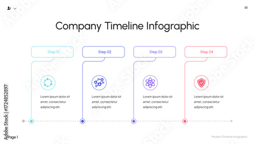 Modern Timeline Infographic