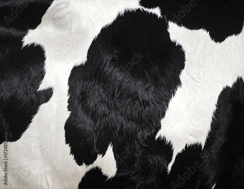 Close-up cow hide pattern
