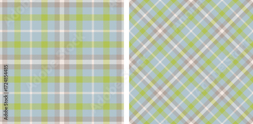 Checkered design for prints. Seamless light blue color check pattern.Repeating patern plaid.  Repeated tartan fabric.Ekose texture. Madras flannel.Vector scottish fabriс.Checker line.Stripe gingham

