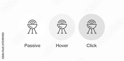 signal transmission device icon sign vector