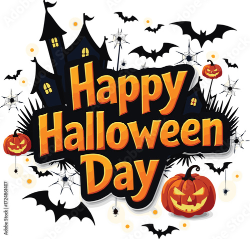 halloween background with pumpkin
