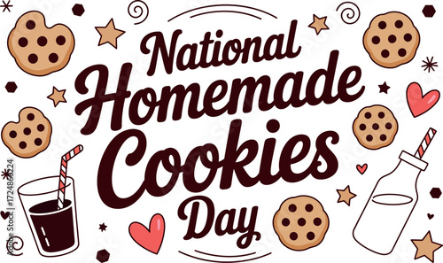Celebrate National Homemade Cookies Day with sweet treats and drinks