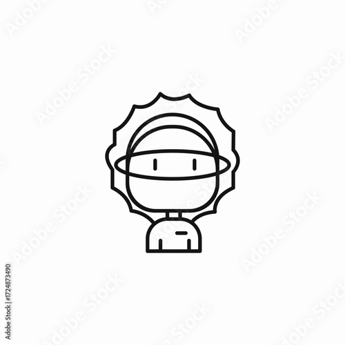 dental patient icon icon sign vector
