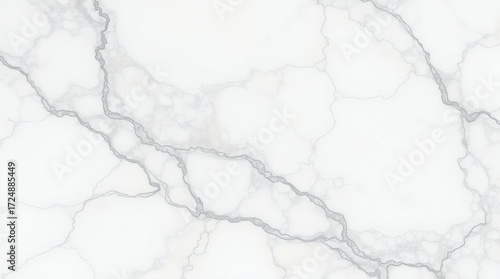Elegant white marble texture with subtle gray veining for sophisticated designs and luxury interiors, perfect for backgrounds or creating a high-end feel
