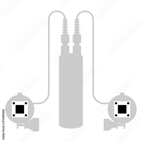 Scuba Diving Equipment shadow_3