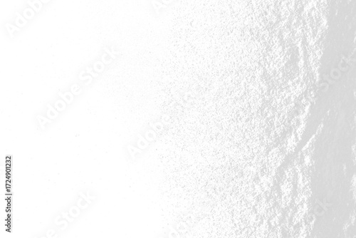 white snow on the transparent background