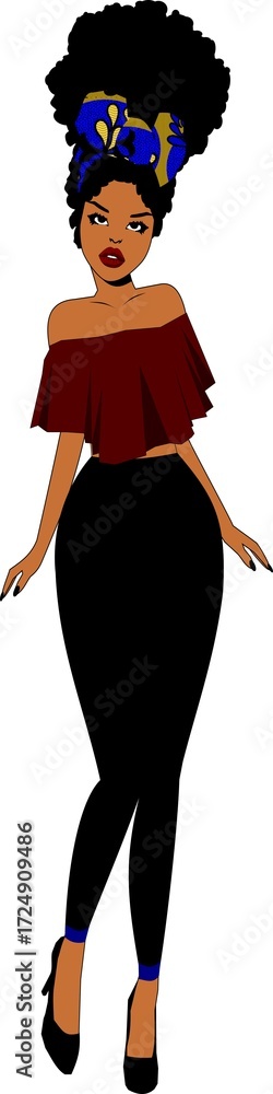 Fototapeta premium African woman