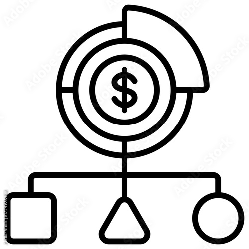 Cost Allocation Icon