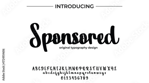 Sponsored - Elegant Script Font for Smooth Handwritten Design and Creative Typography