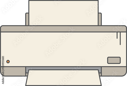 Deskjet printer illustration