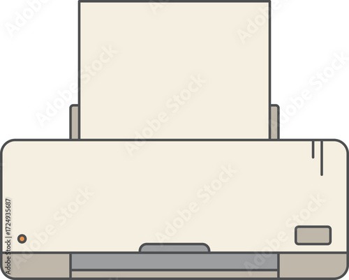 Inkjet printer illustration