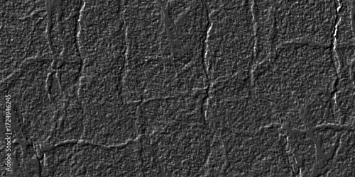 Black and gray soft pale grunge stone concrete rock wall marble image paint background. gray rough surface and concrete stone crack wall texture. numerous cracks and fractures surface background.