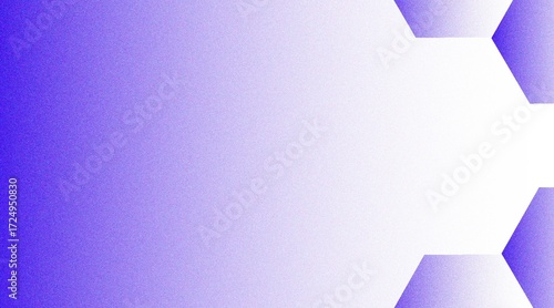 Abstract Gradient Background with Hexagonal Shapes and Grain Texture