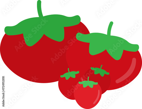 과일-야채-토마토-방울토마토-미니토마토-토마토꼭지-여러개