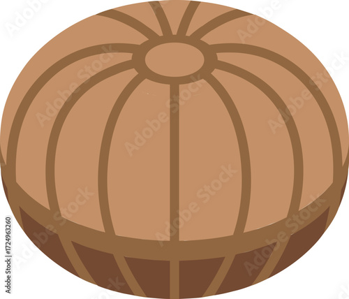 Wicker hot air balloon basket floating gently in the sky, offering a unique and captivating perspective