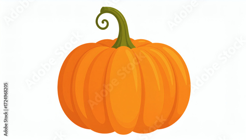 Cartoon orange pumpkin, Halloween October holiday decorative pumpkins, yellow gourd illustration, festive autumn pumpkin design, spooky Halloween vegetable artwork