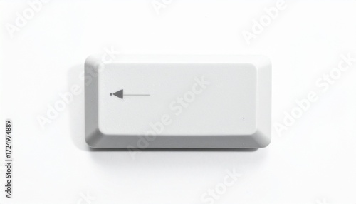 Two keyboard keys—light gray Enter and black Ctrl—side by side on white background, showing leftward arrow symbols, color contrast, and functional design in computer hardware layout.