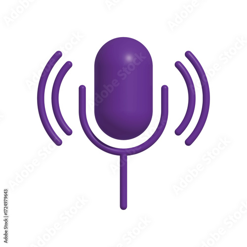 Mic icon design template