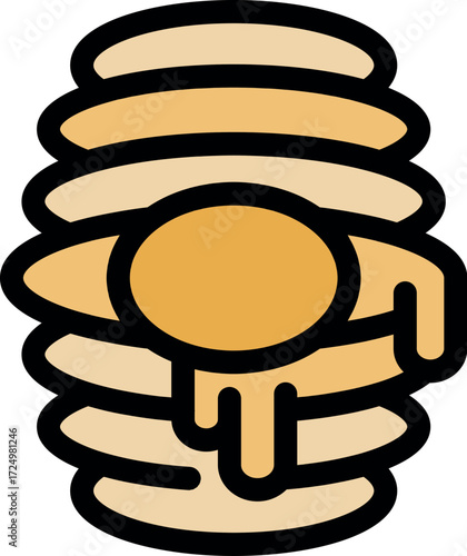 Golden honey dripping from a beehive, symbolizing the delicious reward of nature's industrious bees
