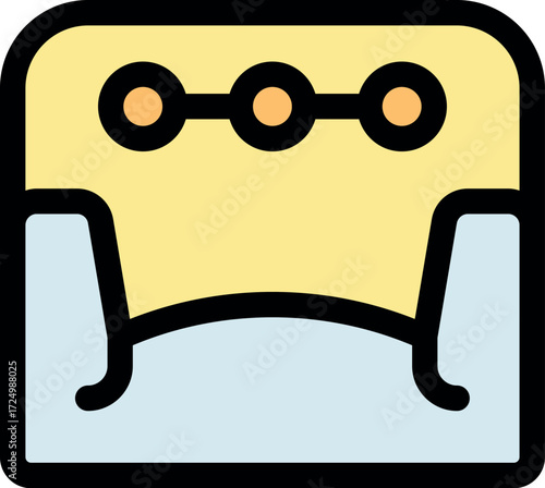 Resistor icon representing electrical resistance, essential in circuit design for managing current flow and voltage levels