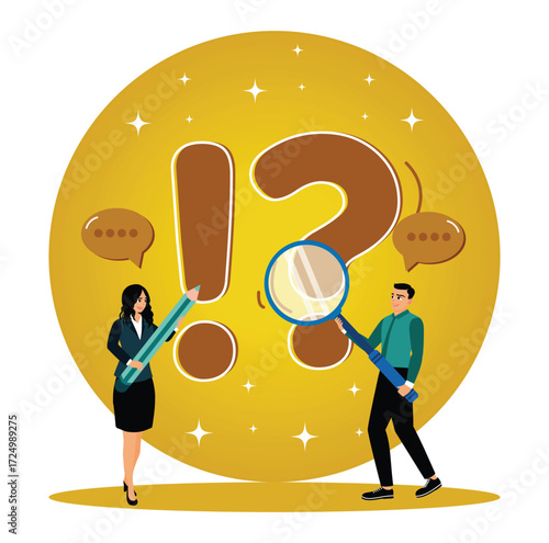 Business teams engage in dialogue and question and answer to solve problems.