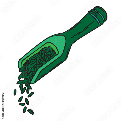 Green Rice Scoop