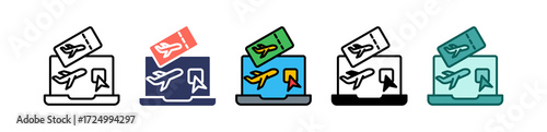 Travel Booking multiple icon