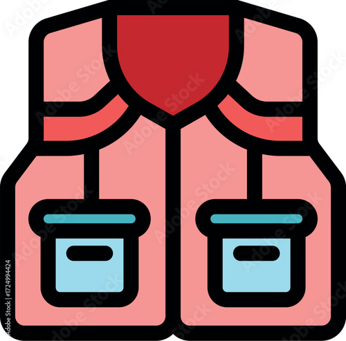 Fishing vest ensuring safety and convenience during angling adventures