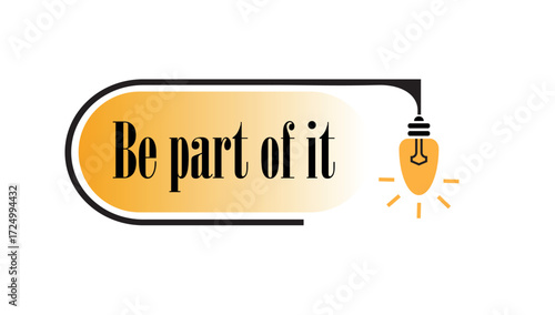 be part of it sign