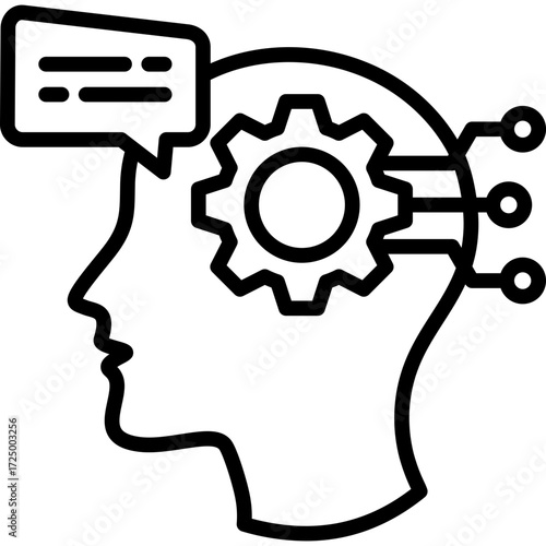 Communication Skills line icon