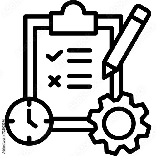 Project Management line icon