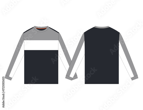 grey black white color jersey template design vector
