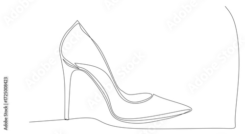 High heels woman shoes dor beauty sexy lifestyle illustration 